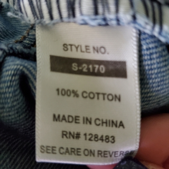 FOREVER 21 DISTRESSED DENIM SKIRT - Picture 7 of 8